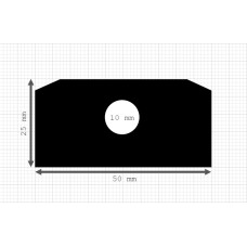 Luikenpakking | EPDM | 50 x 25 mm